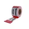 Vyznačovacia páska, červeno-biela 80 mm x 250 m s českým nápisom