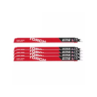   MILWAUKEE Pílové listy 300x10 mm TORCH™ NITRUS TCT (5 ks)