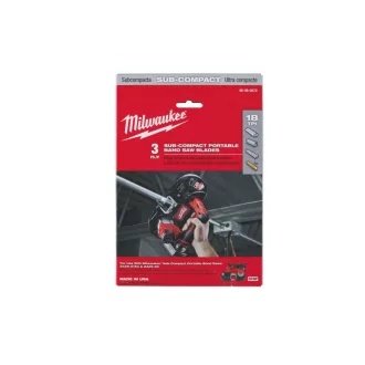   Pílový pás MILWAUKEE s rozstupom zubov 687,57 mm x 1,4 mm / 18TPI bimetal (3 ks)