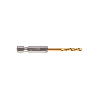   MILWAUKEE Vrták 3,2 x 66,5/23 mm HSS-G TiN, červená HEX - Shockwave™ (2 ks)