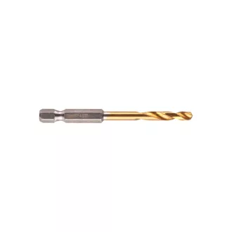   MILWAUKEE závitovkový vrták 4,5 x 76/29 mm HSS-G TiN, červená HEX - Shockwave™