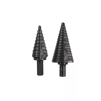   MILWAUKEE Sada stupňovitých vrtákov 2 diely kobalt 4 - 20 mm + 6-35 mm