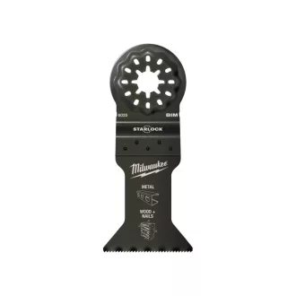   MILWAUKEE Ponorný pílový list Bimetal (kov, drevo + klince) 43 x 47 mm Multitool Starlock