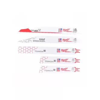   MILWAUKEE Sada šabľových pílových listov 5 dielov SAWZALL™