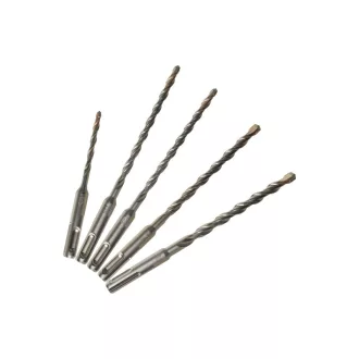   MILWAUKEE Sada vrtákov do skaly 5-dielna dvojbřitá SDS-Plus (5,5 x 110 mm; 5,5 / 6 / 7 / 8 x 160 mm)
