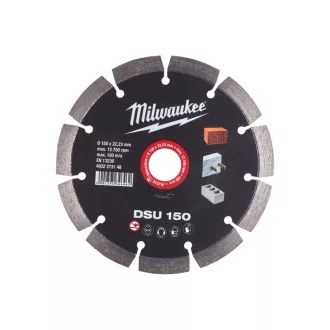  Diamantový rezací kotúč MILWAUKEE 150 x 2,4 x 10 x 22,2 mm Segmentovaný DSU