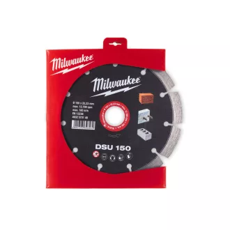   Diamantový rezací kotúč MILWAUKEE 150 x 2,4 x 10 x 22,2 mm Segmentovaný DSU
