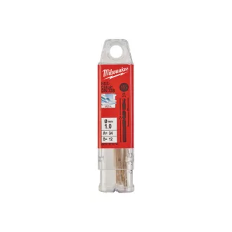  MILWAUKEE Skrutkovací vrták 1,0 x 34/12 mm HSS-G Co DIN 338 Red Cobalt (10 ks)