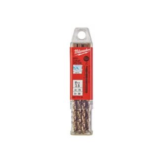   MILWAUKEE Vrták 3,5 x 70/39 mm HSS-G Co DIN 338 Red Cobalt (10 ks)