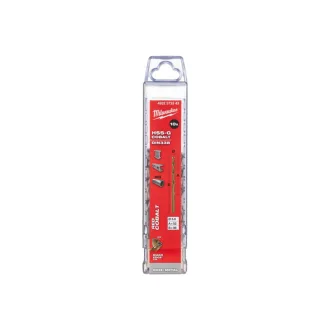   MILWAUKEE Vrták 5,0 x 86/52 mm HSS-G Co DIN 338 Red Cobalt (10 ks)