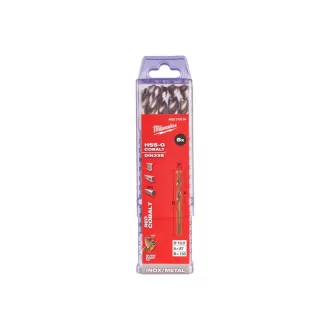   MILWAUKEE Skrutkovací vrták 10,0 x 133/87 mm HSS-G Co DIN 338 Red Cobalt (5 ks)