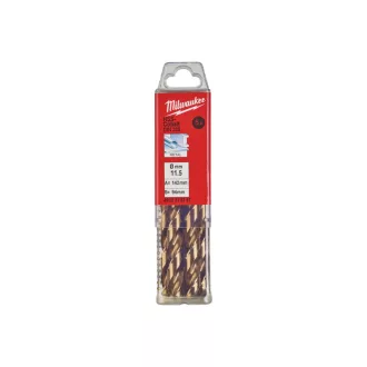   MILWAUKEE Vrták 11,5 x 142/94 mm HSS-G Co DIN 338 Red Cobalt (5 ks)