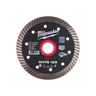   MILWAUKEE Diamantový rezací kotúč 125 x 1,2 x 10 x 22,2 mm turbo