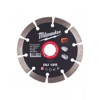   Diamantový rezací kotúč MILWAUKEE 125 x 2,3 x 10 x 22,2 mm Segmentovaný