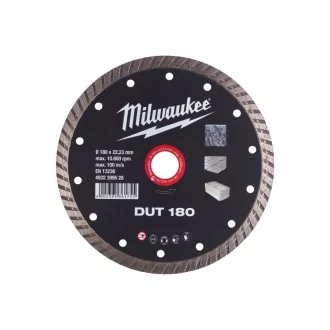   MILWAUKEE Diamantový rezací kotúč 180 x 2,4 x 10 x 22,2 mm turbo DUT