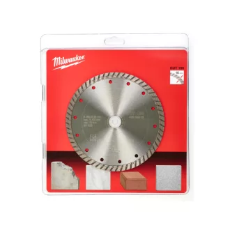   MILWAUKEE Diamantový rezací kotúč 180 x 2,4 x 10 x 22,2 mm turbo DUT