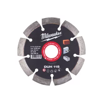   Diamantový rezací kotúč MILWAUKEE 115 x 2,2 x 10 x 22,2 mm Segmentovaný DUH