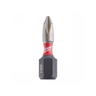 MILWAUKEE Hrot bitu PH1 x 25 mm SHOCKWAVE (2 ks)