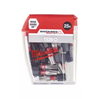 MILWAUKEE Bit hrot torx TX20 x 25 mm (25 ks)