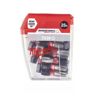 MILWAUKEE Bit hrot torx TX30 x 25 mm (25 ks)