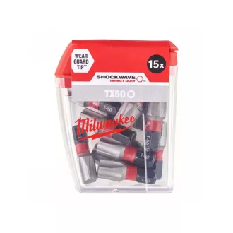 MILWAUKEE Bit hrot torx TX50 x 25 mm (15 ks)