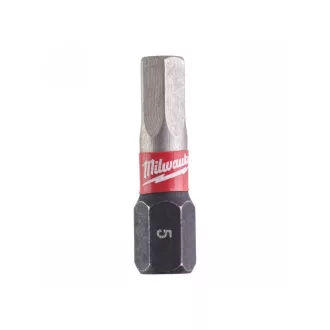   MILWAUKEE Bit hrot šesťhranný 5 x 25 mm Shockwave Impact Duty (2 ks)