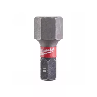   MILWAUKEE Bit hrot šesťhranný 10 x 25 mm Shockwave Impact Duty (2 ks)