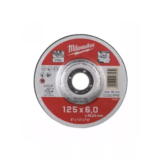 MILWAUKEE Čistiaci kotúč 125 x 6,0 mm WSG27