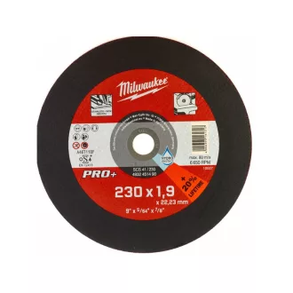   MILWAUKEE Rezný kotúč na kov 230 x 1,9 x 22,2 mm inox rovný SC41 PRO+