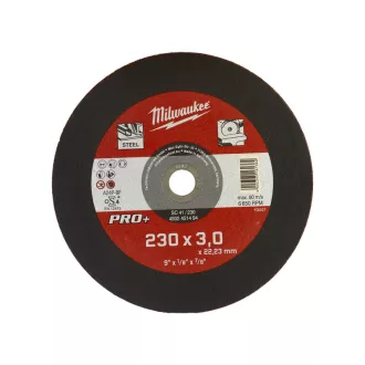   MILWAUKEE Rezný kotúč na kov 230 x 3,0 x 22,2 mm rovný SC41 PRO+