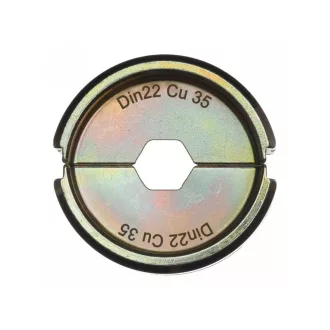  MILWAUKEE Krimpovacia vložka do stroja DIN22 Cu 35 Hex tvar M18 HCCT