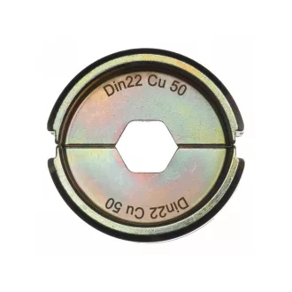   MILWAUKEE Krimpovacia vložka pre stroj DIN22 Cu 50 Hex tvar M18 HCCT