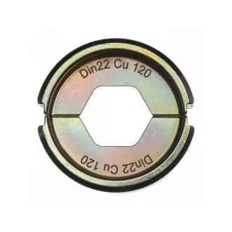   MILWAUKEE Krimpovacia vložka pre stroj DIN22 Cu 120 Hex tvar M18 HCCT