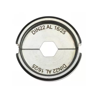   MILWAUKEE Krimpovacia vložka pre stroj DIN22 AL 16/25 Šesťhranný tvar M18 HCCT