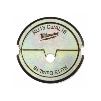   MILWAUKEE Krimpovacia vložka RU13 CU/AL16 kruhového tvaru M18 pre stroj HCCT109/42