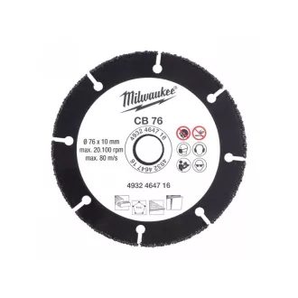   MILWAUKEE Karbidový rezný kotúč 76 x 1,0 x 10 mm segmentovaný