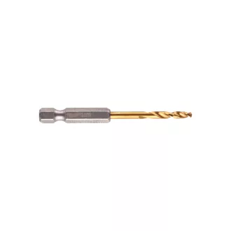  MILWAUKEE Vrták 3,3 x 67/24 mm HSS-G TiN, červená HEX - Shockwave™ (2 ks)