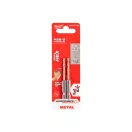 MILWAUKEE Vrták 3,3 x 67/24 mm HSS-G TiN, červená HEX - Shockwave™ (2 ks)