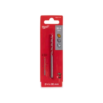   MILWAUKEE Vrták do betónu 4,0 x 45/90 mm s 3-stranným upínaním
