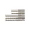 MILWAUKEE Sada vrtákov do skaly 7 r. obojstranná SDS-Plus (5/6/8 x 110 mm; /6/8/10/12 x 160 mm) Štandard