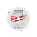 MILWAUKEE Pílový kotúč na drevo 160 x 20 x 2,2 mm /24T ATB