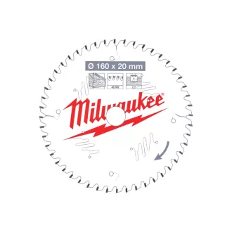   MILWAUKEE Pílový kotúč na drevo 160 x 20 x 2,2 mm /48T ATB