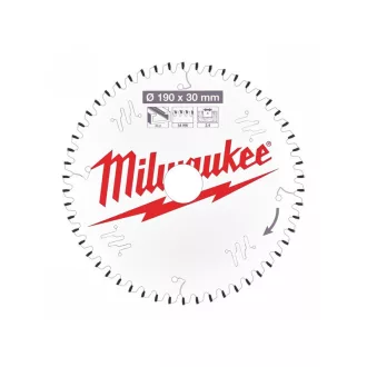   MILWAUKEE Pílový kotúč na hliník 190 x 30 x 2,4 mm / 54T