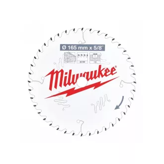   MILWAUKEE Pílový kotúč na drevo 165 x 30 x 15,87 x 1,6 mm / 40T ATB