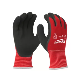   MILWAUKEE Ochranné pracovné rukavice s rezanou ochranou, nitrilové, zimné 1/A - XL/10 (1 pár)