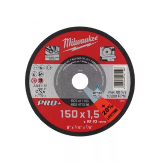   MILWAUKEE Rezný kotúč na kov 150 x 1,5 x 22,5 mm rovný SCS 41