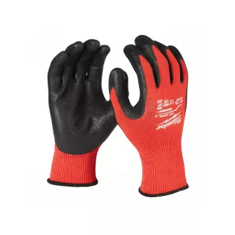   MILWAUKEE Pracovné ochranné rukavice odolné proti prerezaniu dvojité nitrilové máčané 3. úroveň rezu-XXL/11