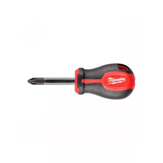   MILWAUKEE Ručný skrutkovač s 3-strannou rukoväťou PH2 x 45 mm