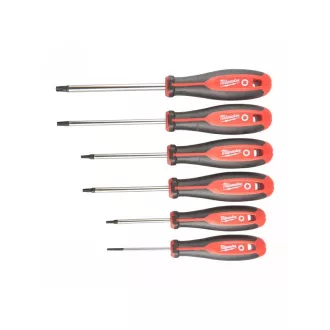   MILWAUKEE Skrutkovač Torx s 3-strannou rukoväťou 6-dielna sada