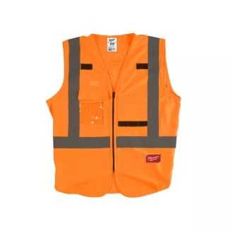 Viditeľná vesta MILWAUKEE, oranžová - S/M